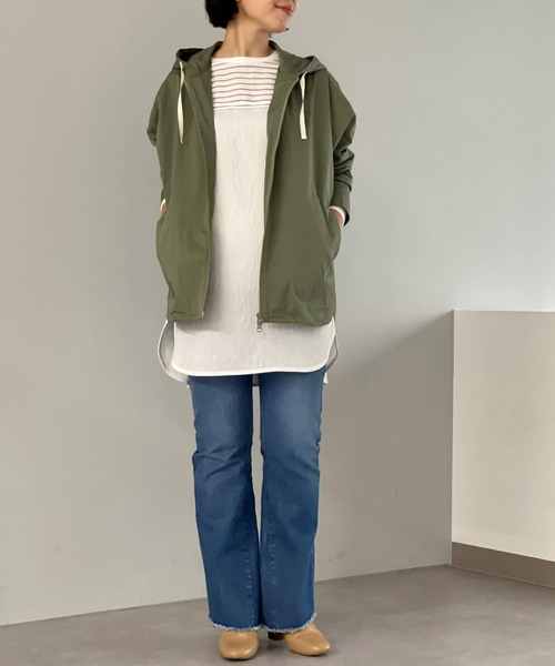 BEARDSLEY（ビアズリー）の「シャツフーディーパーカー（ブルゾン