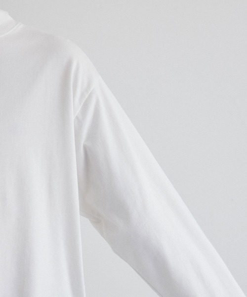 JUNRED(ジュンレッド)の「コットンタートルネックカットソー(Tシャツ/カットソー・メンズ・ホワイト/ブラック・S/M/L)」の16枚目の写真