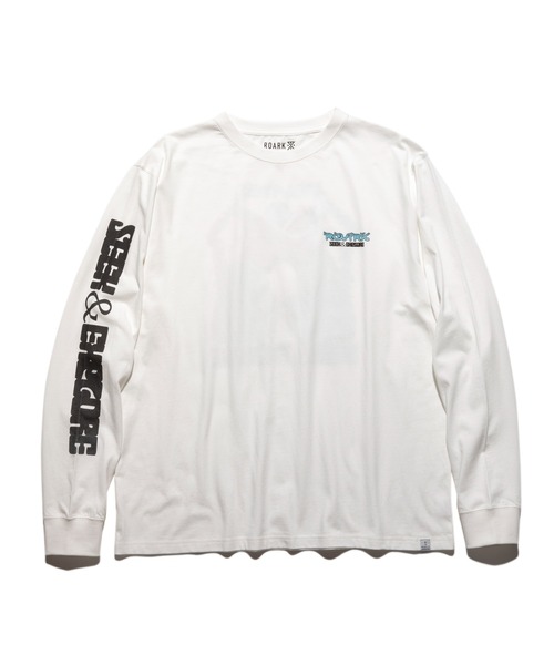 ROARK REVIVAL(ロアークリバイバル)の「【ROARK】"SEEK & EXPLORE" L/S TEE(Tシャツ/カットソー・メンズ・ホワイト・LARGE/MEDIUM/X-LARGE)」の1枚目の写真