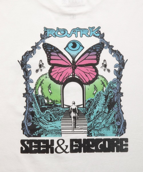 ROARK REVIVAL(ロアークリバイバル)の「【ROARK】"SEEK & EXPLORE" L/S TEE(Tシャツ/カットソー・メンズ・ホワイト・LARGE/MEDIUM/X-LARGE)」の3枚目の写真