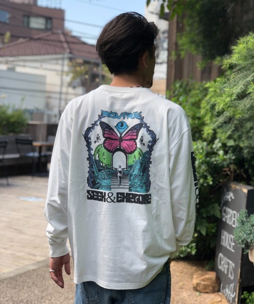 ROARK REVIVAL(ロアークリバイバル)の「【ROARK】"SEEK & EXPLORE" L/S TEE(Tシャツ/カットソー・メンズ・ホワイト・LARGE/MEDIUM/X-LARGE)」の9枚目の写真