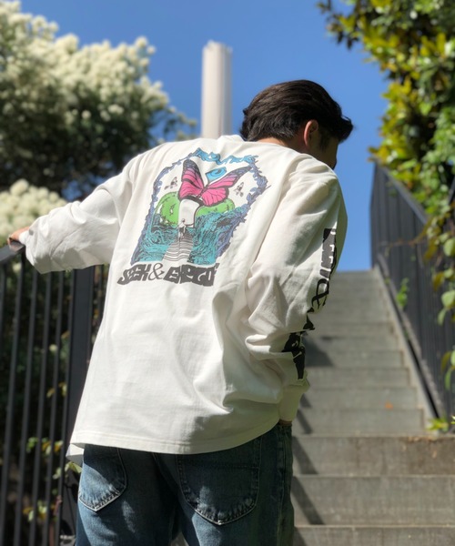 ROARK REVIVAL(ロアークリバイバル)の「【ROARK】"SEEK & EXPLORE" L/S TEE(Tシャツ/カットソー・メンズ・ホワイト・LARGE/MEDIUM/X-LARGE)」の12枚目の写真