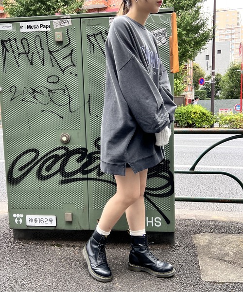 one way（ワンウェイ）の「刺繍ロゴスウェットトレーナー/ビッグシルエット/ユニセックス（スウェット・レディース・ホワイト/ベージュ/ブラック/グリーン/ライトブルー・FREE）」の20枚目の写真