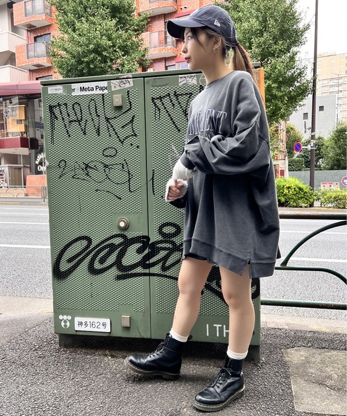 one way（ワンウェイ）の「刺繍ロゴスウェットトレーナー/ビッグシルエット/ユニセックス（スウェット・レディース・ホワイト/ベージュ/ブラック/グリーン/ライトブルー・FREE）」の19枚目の写真