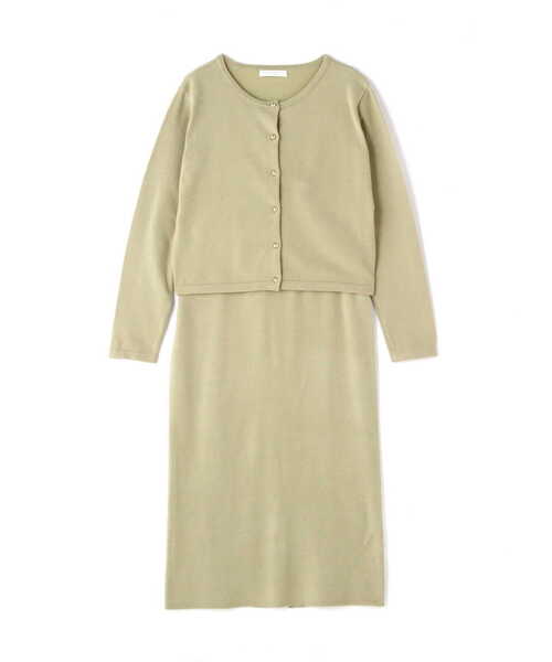 PROPORTION BODY DRESSING（プロポーションボディドレッシング）の「タイトニットセットアップ / 1212240905（ワンピース・レディース・ブラック/ブルー/ライトグリーン・SMALL/MEDIUM）」の16枚目の写真