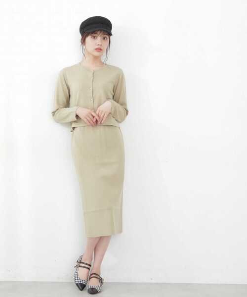 PROPORTION BODY DRESSING（プロポーションボディドレッシング）の「タイトニットセットアップ / 1212240905（ワンピース・レディース・ブラック/ブルー/ライトグリーン・SMALL/MEDIUM）」の15枚目の写真