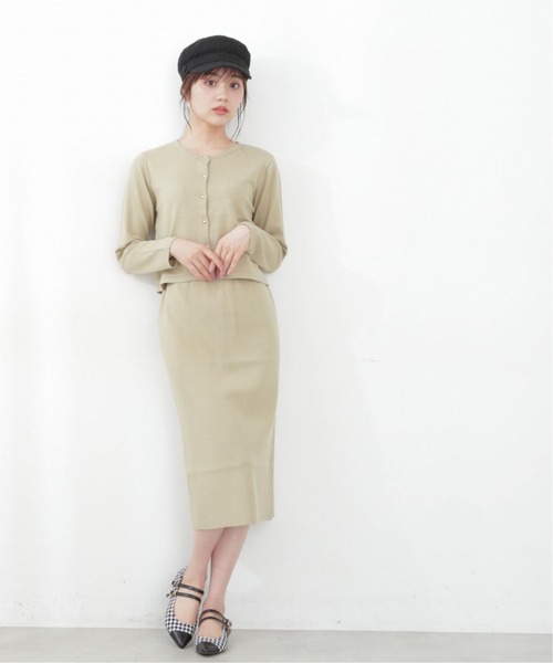 PROPORTION BODY DRESSING（プロポーションボディドレッシング）の「タイトニットセットアップ / 1212240905（ワンピース・レディース・ブラック/ブルー/ライトグリーン・SMALL/MEDIUM）」の5枚目の写真