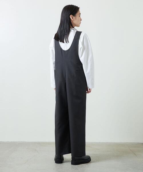 Uネックオーバーオール セール】ディープUネックサロペット（サロペット/オーバーオール