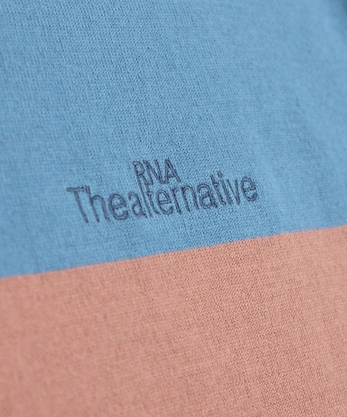 RNA（アールエヌエー）の「M1939 ワイドボーダーＢＩＧ　Ｔ（Tシャツ/カットソー・レディース・ダークブラウン/ピンク系その他/オレンジ系その他・MEDIUM）」の5枚目の写真