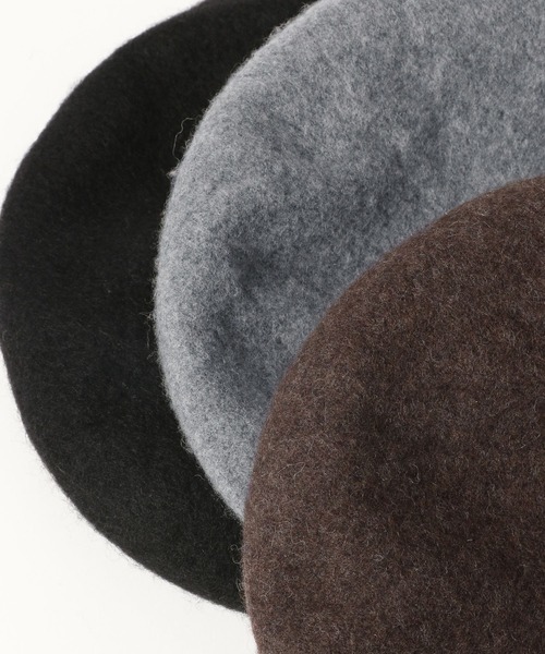 Andemiu（アンデミュウ）の「バスクベレー350717（ハンチング/ベレー帽・レディース・ブラック/ブラウン/ライトグレー・FREE）」の13枚目の写真