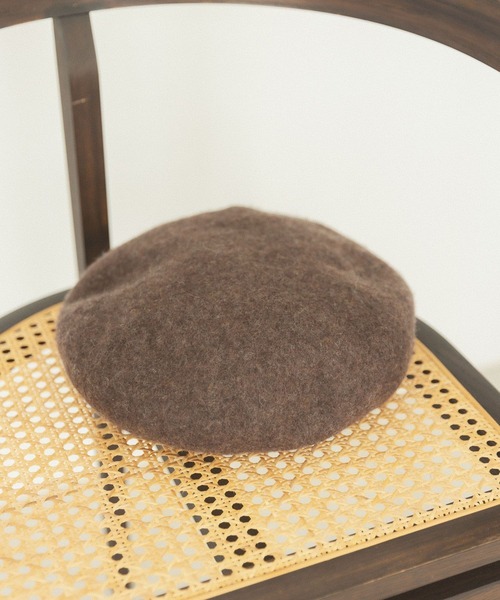 Andemiu（アンデミュウ）の「バスクベレー350717（ハンチング/ベレー帽・レディース・ブラック/ブラウン/ライトグレー・FREE）」の16枚目の写真