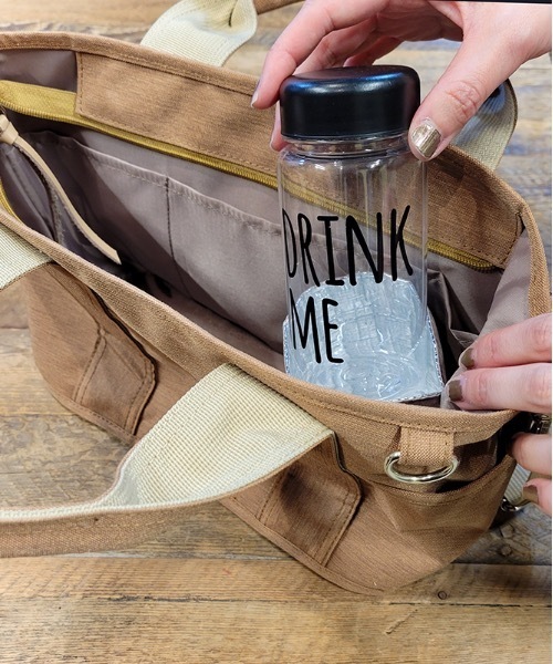 nicott（ニコット）の「NC:Take Me 9pocket Totebag テイクミー９ポケットトートバッグ（トートバッグ・レディース・ブラック/グレー/カーキ/インディゴブルー/ベージュ・FREE）」の10枚目の写真