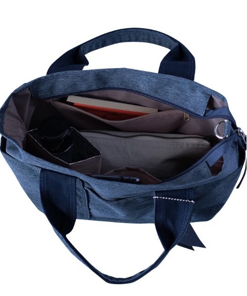 nicott（ニコット）の「NC:Take Me 9pocket Totebag テイクミー９ポケットトートバッグ（トートバッグ・レディース・ブラック/グレー/カーキ/インディゴブルー/ベージュ・FREE）」の12枚目の写真