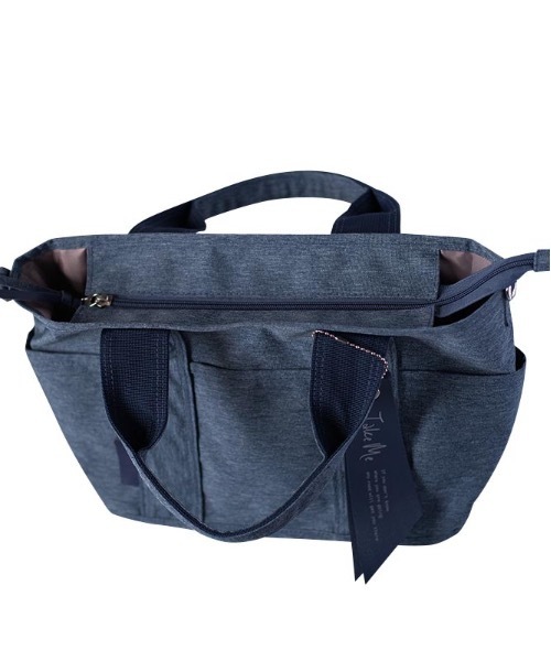 nicott（ニコット）の「NC:Take Me 9pocket Totebag テイクミー９ポケットトートバッグ（トートバッグ・レディース・ブラック/グレー/カーキ/インディゴブルー/ベージュ・FREE）」の14枚目の写真