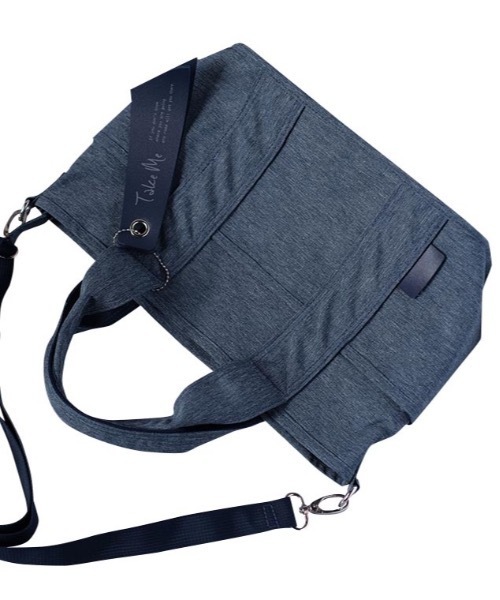 nicott（ニコット）の「NC:Take Me 9pocket Totebag テイクミー９ポケットトートバッグ（トートバッグ・レディース・ブラック/グレー/カーキ/インディゴブルー/ベージュ・FREE）」の18枚目の写真