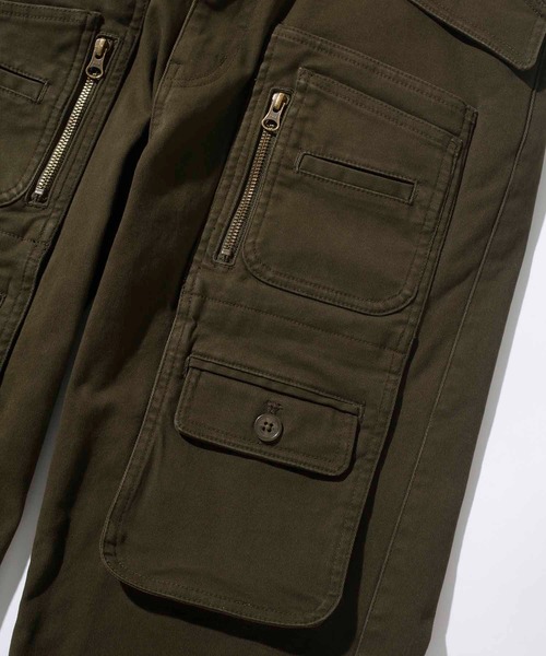 XLARGE(エクストララージ)の「MULTI POCKET PANTS(カーゴパンツ・メンズ・オリーブ/ブラック/ブラウン・30inch/36inch/32inch/34inch)」の5枚目の写真