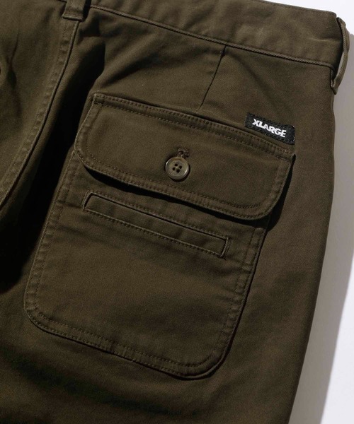 XLARGE(エクストララージ)の「MULTI POCKET PANTS(カーゴパンツ・メンズ・オリーブ/ブラック/ブラウン・30inch/36inch/32inch/34inch)」の4枚目の写真