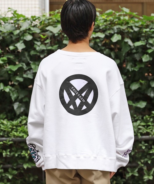FACETASM(ファセッタズム)の「FACETASM/ファセッタズム ANARCHY CREWNECK スウェット(スウェット・メンズ・ホワイト/ブラック・5)」の18枚目の写真