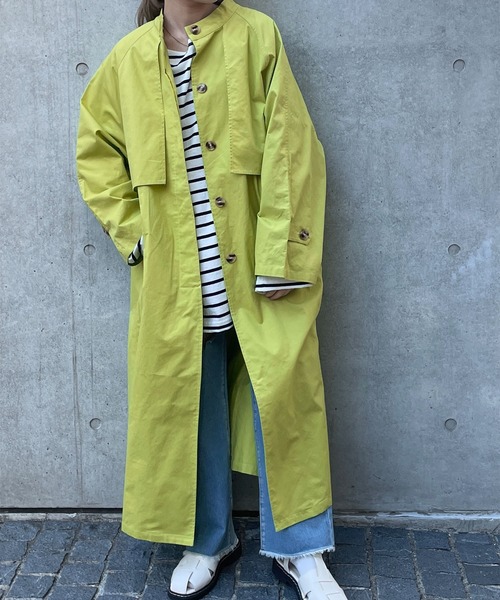 ブランド古着 ノーカラーコート ノーカラーコート W Closet ダブルクローゼット のファッション通販 Zozoused