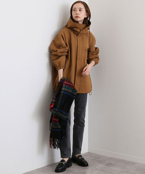 SLOBE IENA(スローブイエナ)の「LASKA CPウェザーバルーンブルゾン(ブルゾン・レディース・ネイビー/ブラウン・FREE)」の12枚目の写真