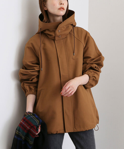 SLOBE IENA(スローブイエナ)の「LASKA CPウェザーバルーンブルゾン(ブルゾン・レディース・ネイビー/ブラウン・FREE)」の16枚目の写真