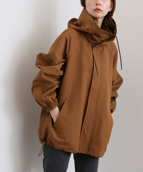 SLOBE IENA(スローブイエナ)の「LASKA CPウェザーバルーンブルゾン(ブルゾン・レディース・ネイビー/ブラウン・FREE)」の20枚目の写真