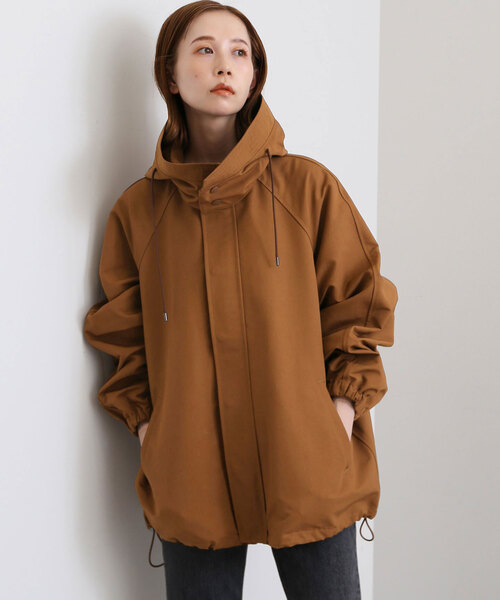 SLOBE IENA(スローブイエナ)の「LASKA CPウェザーバルーンブルゾン(ブルゾン・レディース・ネイビー/ブラウン・FREE)」の10枚目の写真