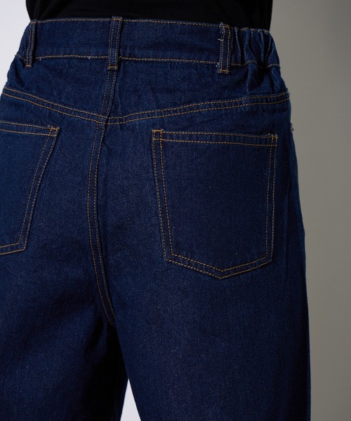 4youstory(フォーユーストーリー)の「【4youstory】デニムダメージルーズストレートパンツ(デニムパンツ・レディース・インディゴブルー/ブルー/ブラック・FREE)」の15枚目の写真