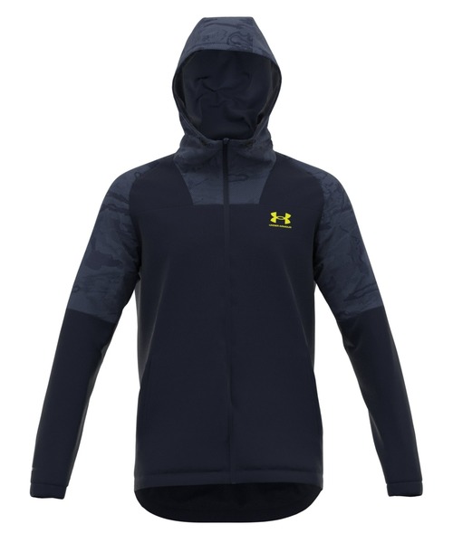 UNDER ARMOUR（アンダーアーマー）の「UAトリコット ラインド ウーブンジャケット（トレーニング/メンズ）（その他アウター・メンズ・ネイビー/ブラック×グレー/ブラック×ブルー/グレー・L/M/S/XL/XXL/3XL）」の4枚目の写真