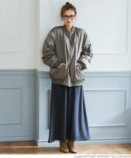 coca(coca)(コカ)の「リバーシブルボアブルゾン(ブルゾン・レディース・カーキ/ブラック・M/L)」の12枚目の写真