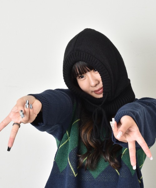 sheep BE NINA 羊ニット バラクラバ sheep BE NINA 羊ニット バラクラバ