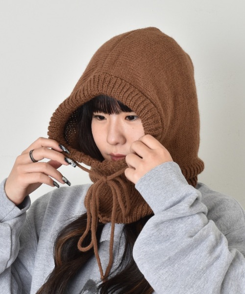 新品未着用】スキャパSCAPA フード付きグランズニット L42 新品未着用