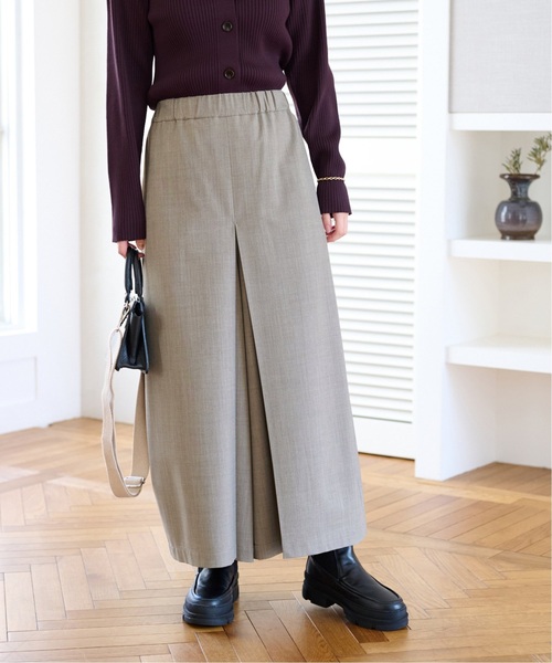JOURNAL STANDARD ツイル タックキュロット ワイドパンツ　パンツ JOURNAL STANDARD（ジャーナルスタンダード）の「ツイル タック