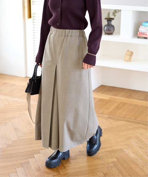 JOURNAL STANDARD（ジャーナルスタンダード）の「《追加》ツイル タックキュロット（その他パンツ・レディース・チャコールグレー/ブラック/ライトグレー・34/36/38）」の6枚目の写真