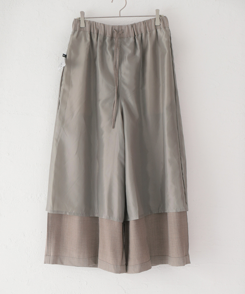 JOURNAL STANDARD（ジャーナルスタンダード）の「《追加》ツイル タックキュロット（その他パンツ・レディース・チャコールグレー/ブラック/ライトグレー・34/36/38）」の18枚目の写真