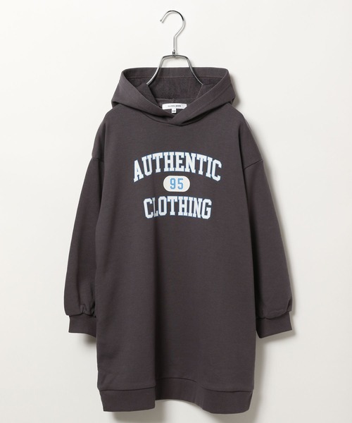 GLOBAL WORK（グローバルワーク）の「マルチファンクション／ロゴパーカーワンピース/167705（ワンピース・キッズ・ライトグレー/ダークグレー/スカイブルー・100cm/130cm/120cm/150cm/140cm/110cm/160cm）」の14枚目の写真