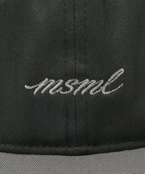 MSML（エムエスエムエル）の「TWO TONE LOGO CAP（キャップ・メンズ・グリーン/ネイビー/ブラウン・ONE SIZE）」の6枚目の写真