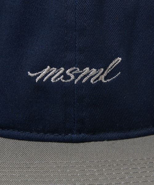 MSML（エムエスエムエル）の「TWO TONE LOGO CAP（キャップ・メンズ・グリーン/ネイビー/ブラウン・ONE SIZE）」の14枚目の写真