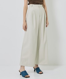 city | 【CITY】ソフトレザーライクワイドパンツ[洗える](その他パンツ)