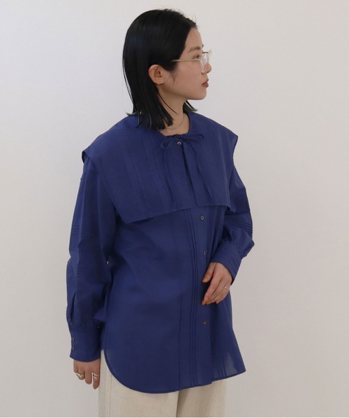 yuni（ユニ ）の「○コットン ピンタック セパレートカラー