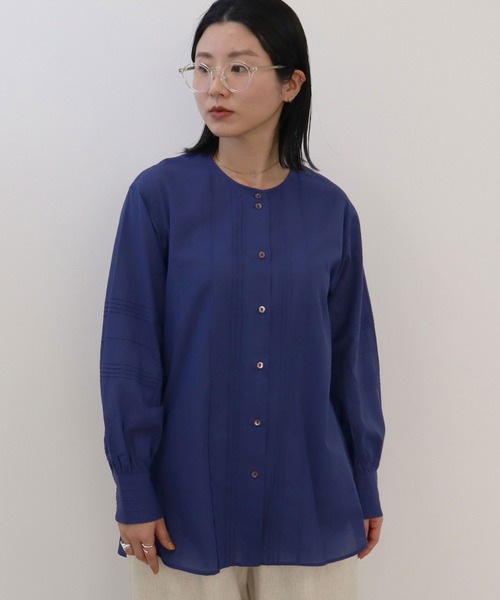 yuni（ユニ ）の「○コットン ピンタック セパレートカラー