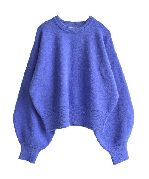 apartment department（アパートメントデパートメント）の「ラウンドスリーブ ニットプルオーバー（ニット/セーター・レディース・ロイヤルブルー/オレンジ/ベージュ・M）」の12枚目の写真