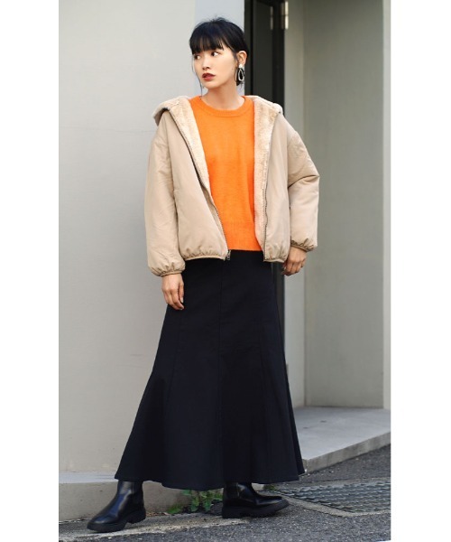 apartment department（アパートメントデパートメント）の「ラウンドスリーブ ニットプルオーバー（ニット/セーター・レディース・ロイヤルブルー/オレンジ/ベージュ・M）」の17枚目の写真