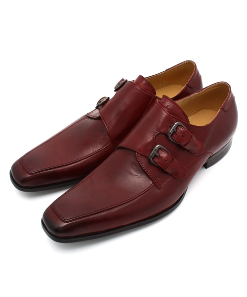 【セール】SARABANDE / バッファローカーフUチップダブルベルトシューズ（1372）（ドレスシューズ）｜SARABANDE（サラバンド）