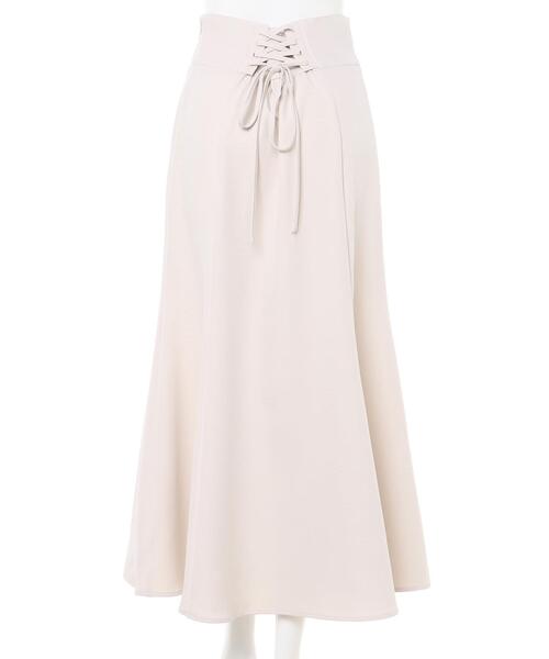 INGNI(イング)の「バックレースUPマーメイドスカート(スカート・レディース・ブラウン/ピンク/ブラック/ライトベージュ・FREE)」の7枚目の写真