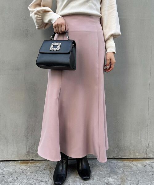 INGNI(イング)の「バックレースUPマーメイドスカート(スカート・レディース・ブラウン/ピンク/ブラック/ライトベージュ・FREE)」の10枚目の写真