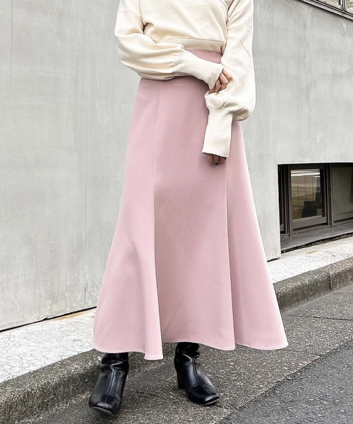 INGNI(イング)の「バックレースUPマーメイドスカート(スカート・レディース・ブラウン/ピンク/ブラック/ライトベージュ・FREE)」の4枚目の写真