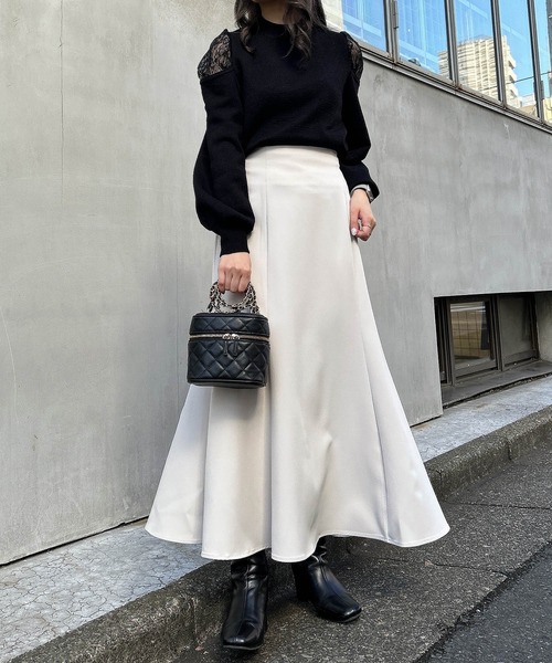 INGNI(イング)の「バックレースUPマーメイドスカート(スカート・レディース・ブラウン/ピンク/ブラック/ライトベージュ・FREE)」の21枚目の写真