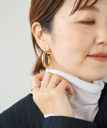 【LAURA LOMBARDI/ローラロンバルディ】MINI CURVE ピアス(両耳)