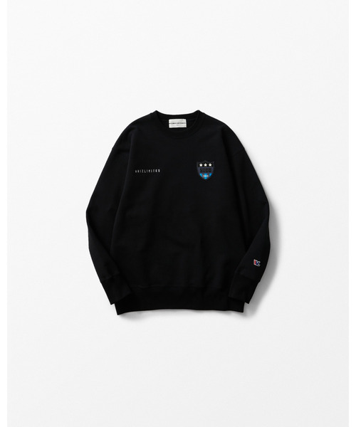 WHIZLIMITED（ウィズリミテッド）の「EMBLEM SWEAT（スウェット・メンズ・ホワイト/ネイビー/ブラック・LARGE/MEDIUM/X-LARGE）」の3枚目の写真
